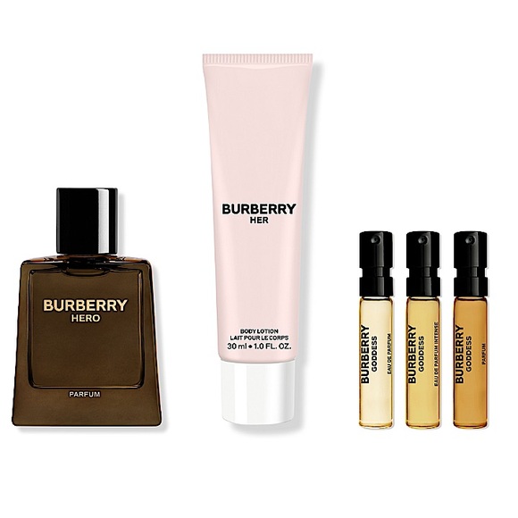 Burberry Hero and Goddess Par and Her Body Lotion Mini Gift Set - Picture 1 of 9